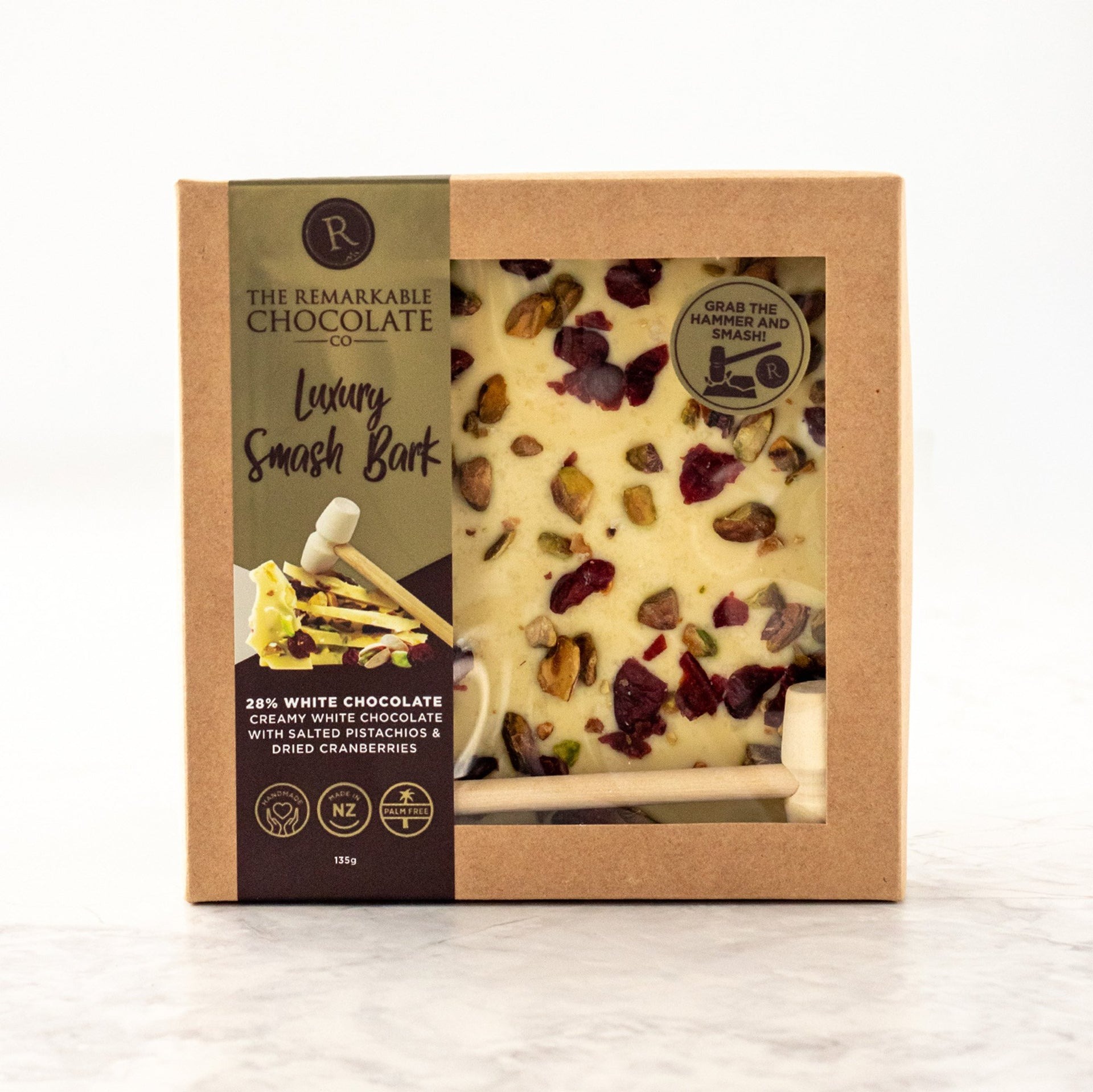 Remarkable Smash Bark Pistachio & Cranberry 135g (3)