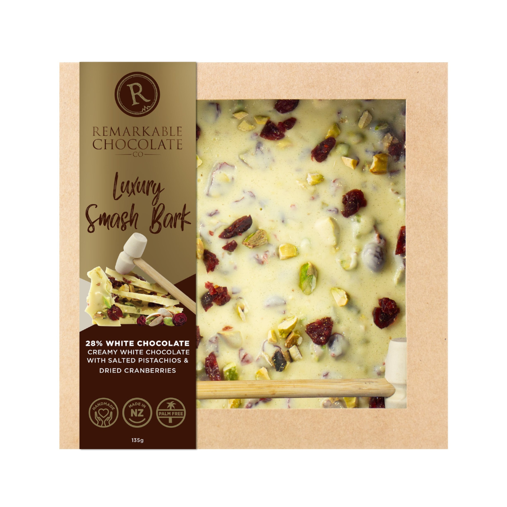 Remarkable Smash Bark Pistachio & Cranberry 135g