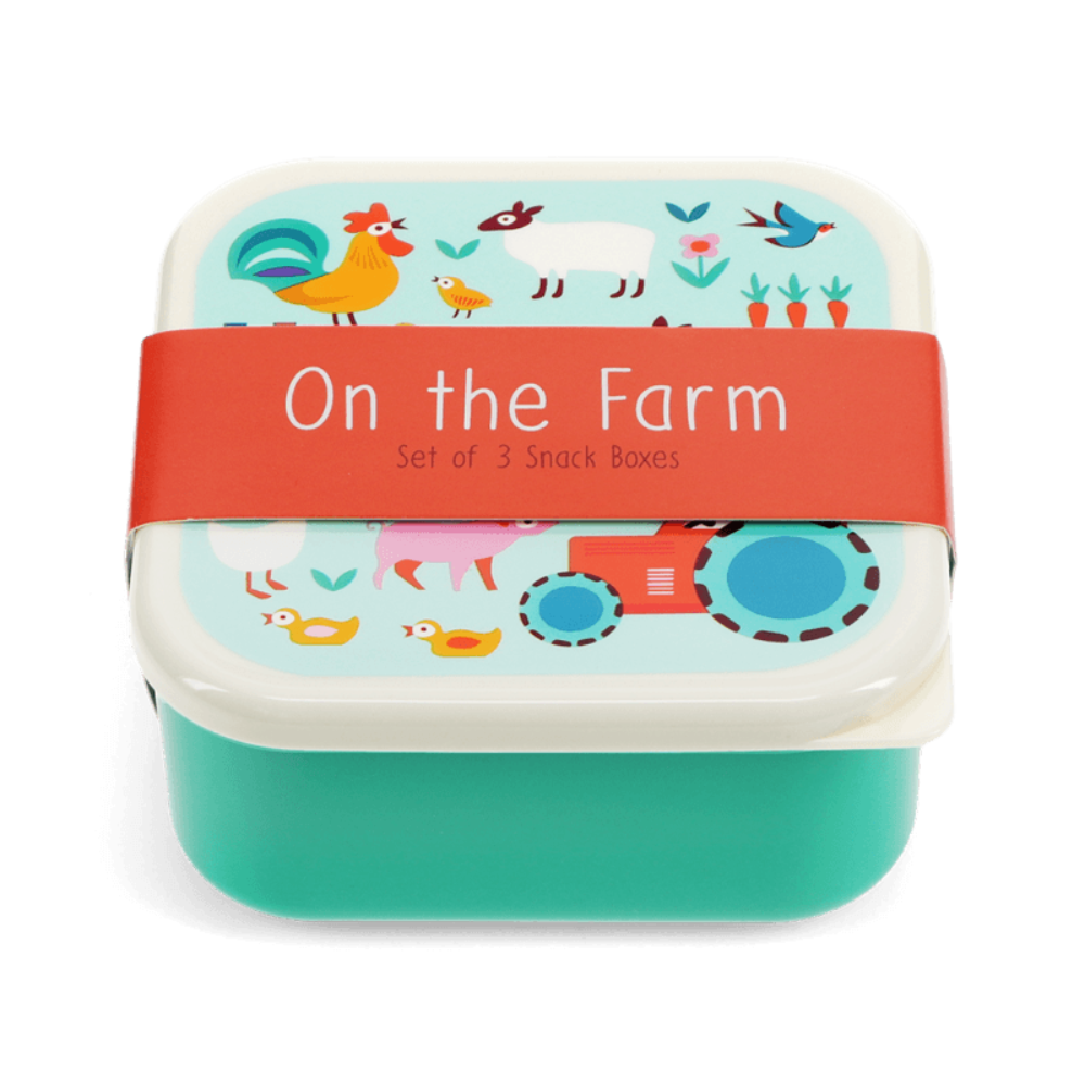 Rex London Snack Boxes Set of 3 Farmyard (2)