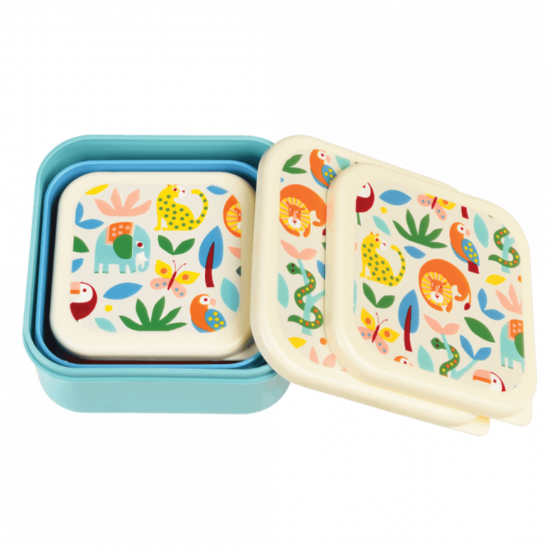 Rex London Snack Boxes Set of 3 Wild Wonders (2)