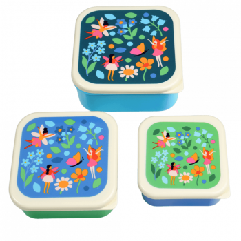 Rex London Snack Boxes Set of 3 Fairies in the Garden
