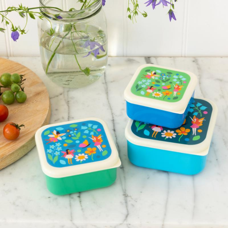 Rex London Snack boxes Set of 3 Fairies in the Garden (4)
