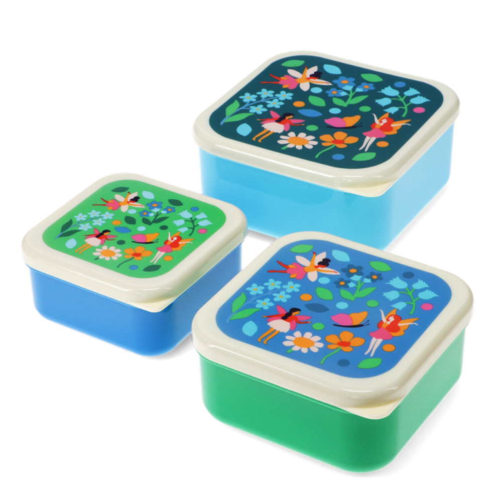 Rex London Snack boxes Set of 3 Fairies in the Garden (5)