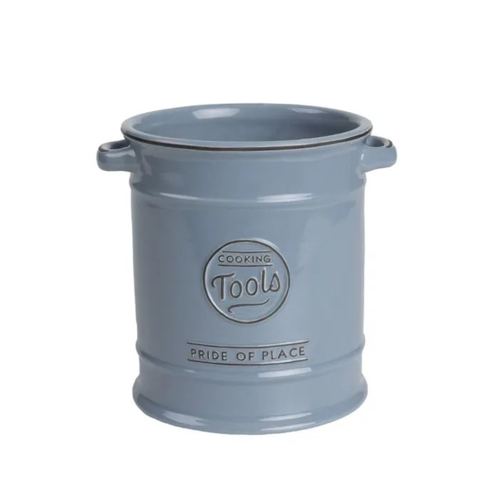 T&G Pride of Place Blue Utensil Jar (1)