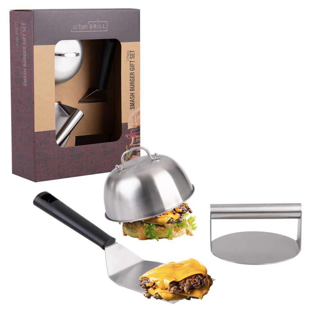 URBAN GRILL 3 PIECE SMASH BURGER GIFT SET (9)