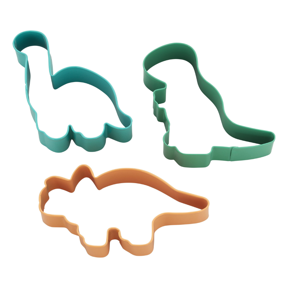 Wilton Cookie Cutter Set Dinosaurs 3pc (1)