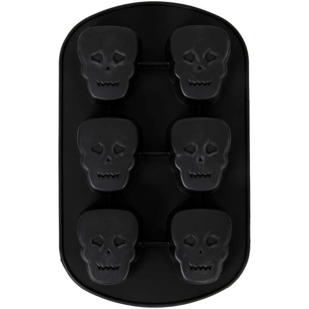 Wilton Non-Stick Silicone Mould Skull 6 Cavity (1)