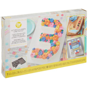 Wilton Numbers & Letters Pan Set