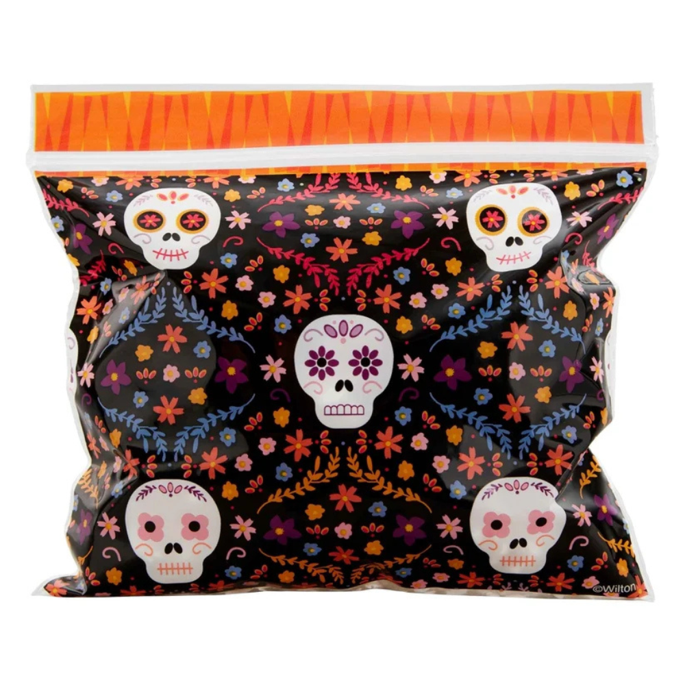 Wilton Resealable Treat Bag Day of the Dead 20 Pack (1)