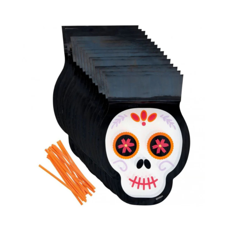Wilton Resealable Treat Bag Sugar Skull 15 Pack (1)