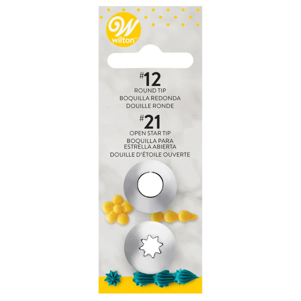 Wilton Round Tip Set #12 Star #21