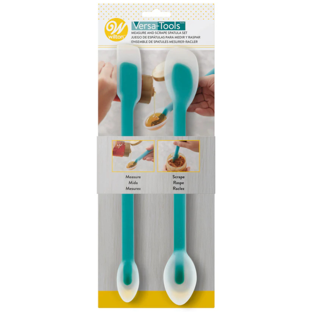 Wilton Scrape and Measure Spatula 2pc