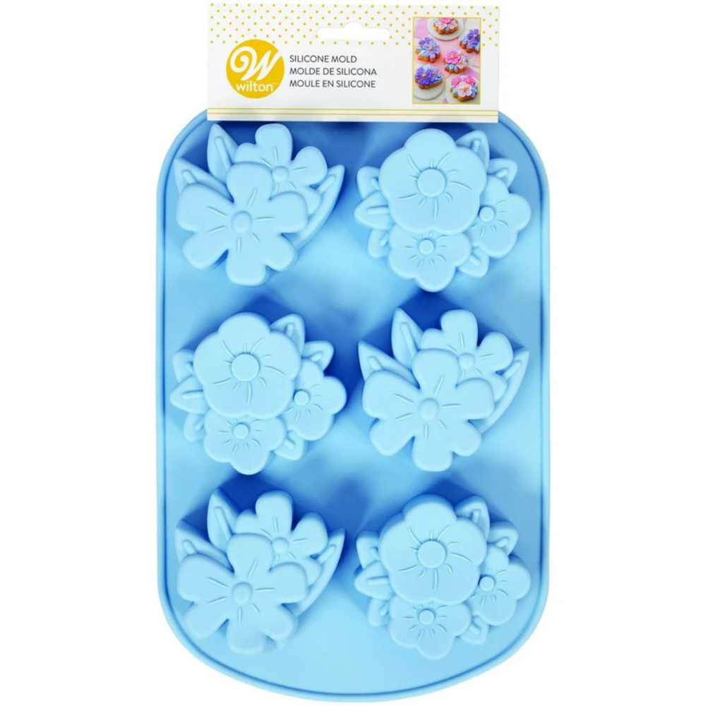 Wilton Treat Mould Floral 6 cavity (1)