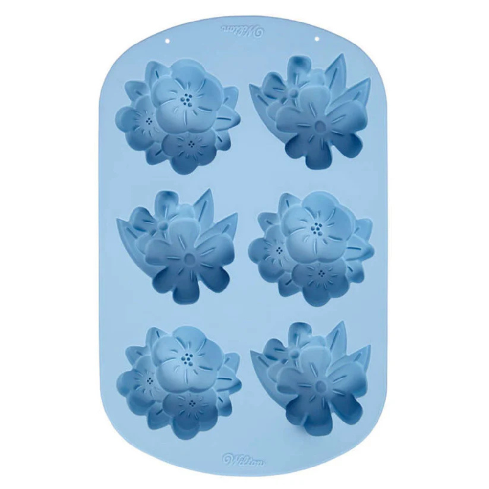 Wilton Treat Mould Floral 6 cavity (2)