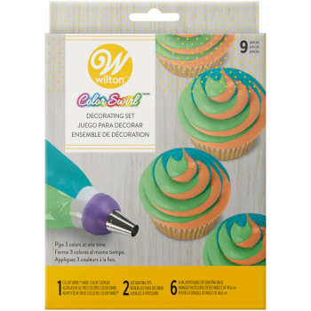 Wilton Tri Colour Coupler Set 9 Piece
