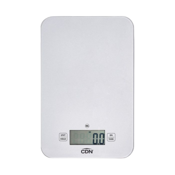 CDN NSF Glass Digital Scale 7kg Silver