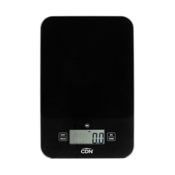 CDN NSF Glass Digital Scale 7kg Black