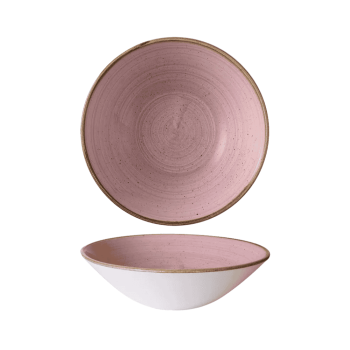 Churchill Stonecast Petal Pink Deep Coupe Bowl (2 Sizes)