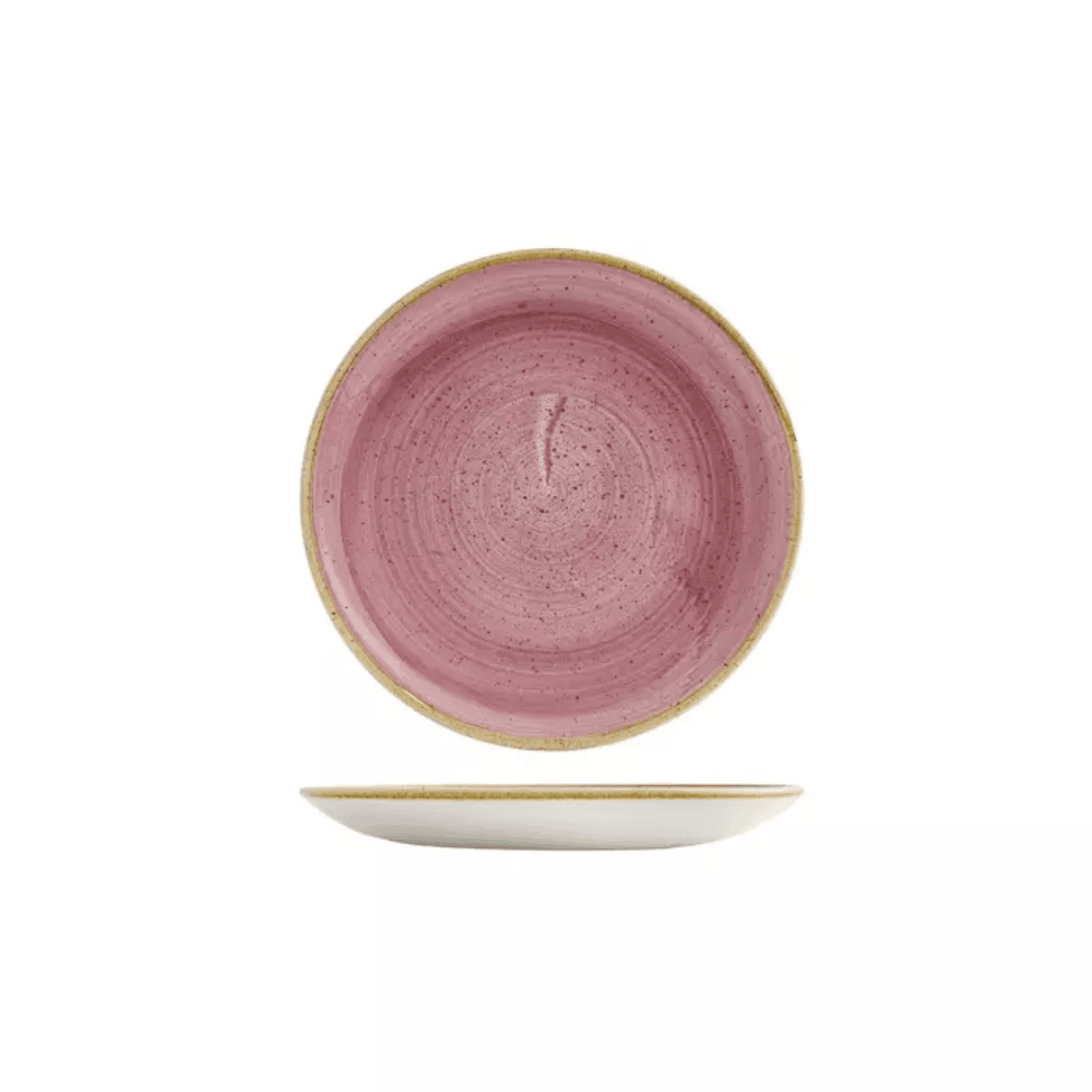 churchill-stonecast-pink-petal-couple-plate-165mm