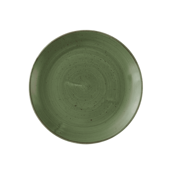 Churchill Stonecast Sorrell Green Coupe Plate (2 Sizes)