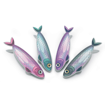 Fred Fish n Clips Bag Clips Set of 4