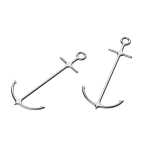 Fred Anchored Cocktail Picks Set of 4