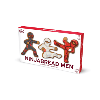 Fred Ninjabread Men Cookie Cutters Set of 3