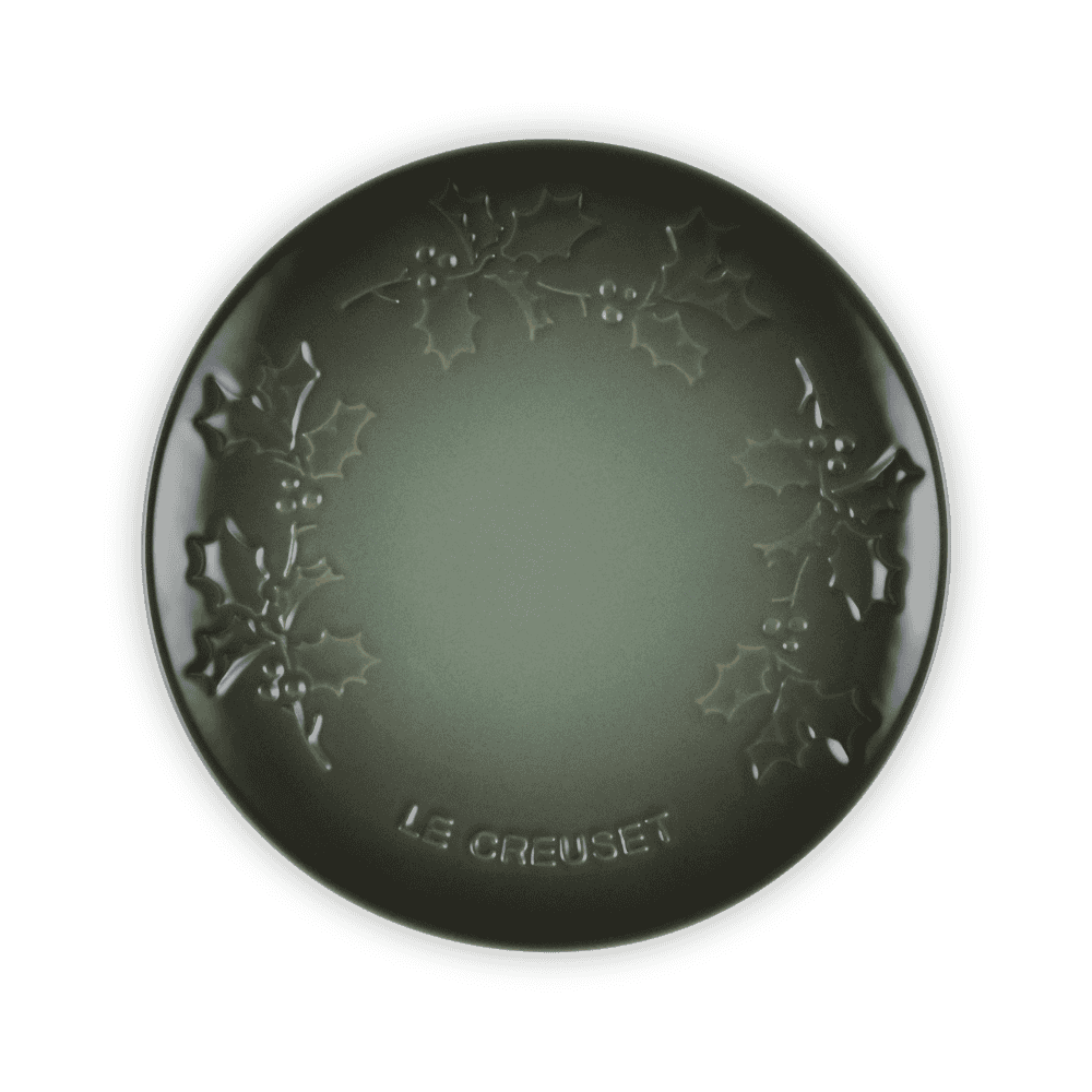 le-creuset-holly-plate-19cm-thyme