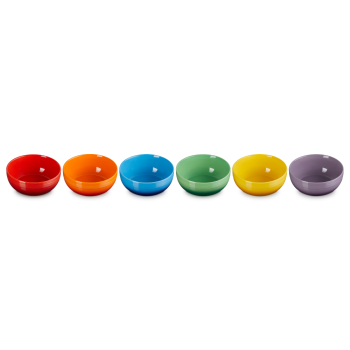 Le Creuset Vancouver Rainbow Snack Bowl Set of 6