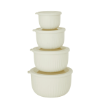 SVNA Stack & Store 4 Piece Container Set Cream