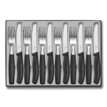 Victorinox Swiss Classic 12 Piece Cutlery Set Black