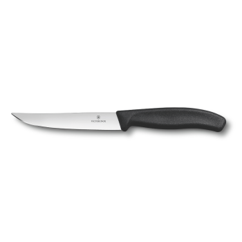 Victorinox Swiss Classic Steak Knife Plain 12cm Black