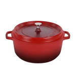 AluChef Round Casserole 28cm Red