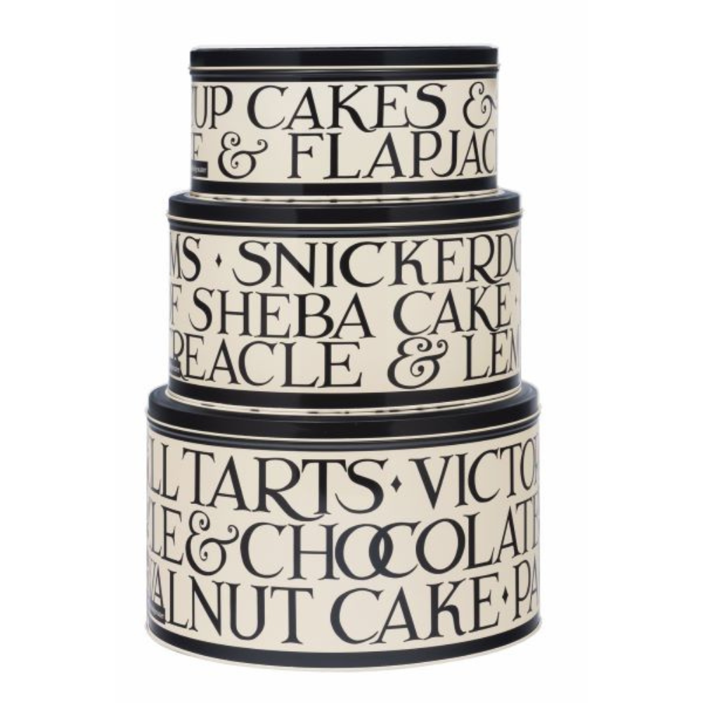 Emma Bridgewater Black Toast Round Cake Tin Set of 3