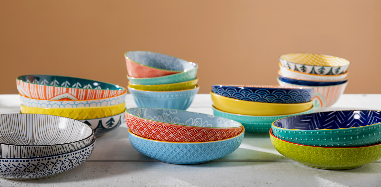 Award-Winning Style for Your Table: Meet the Mikasa Glazed Stoneware Coupe Bowls main image