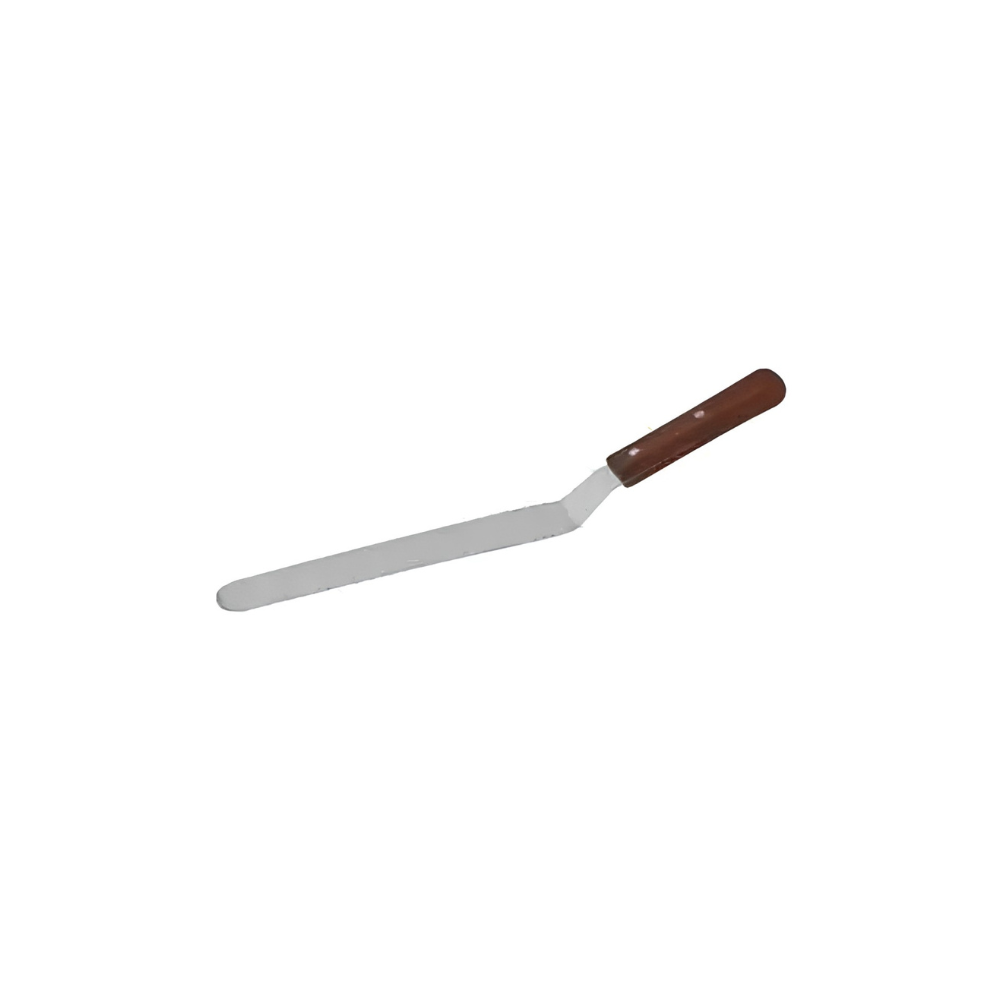Spatula Cranked Wood Handle 15cm