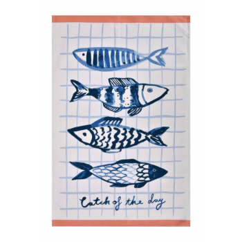 Ulster Weavers Catch of the Day Fish Cotton Tea Towel