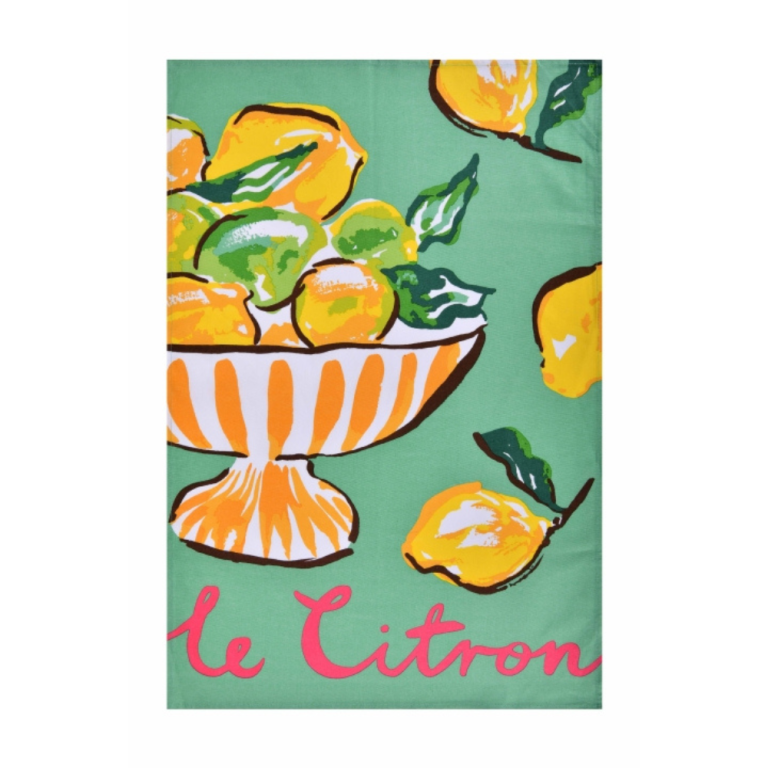 Ulster Weavers Summer Fruits Citron Cotton Tea Towel (1)