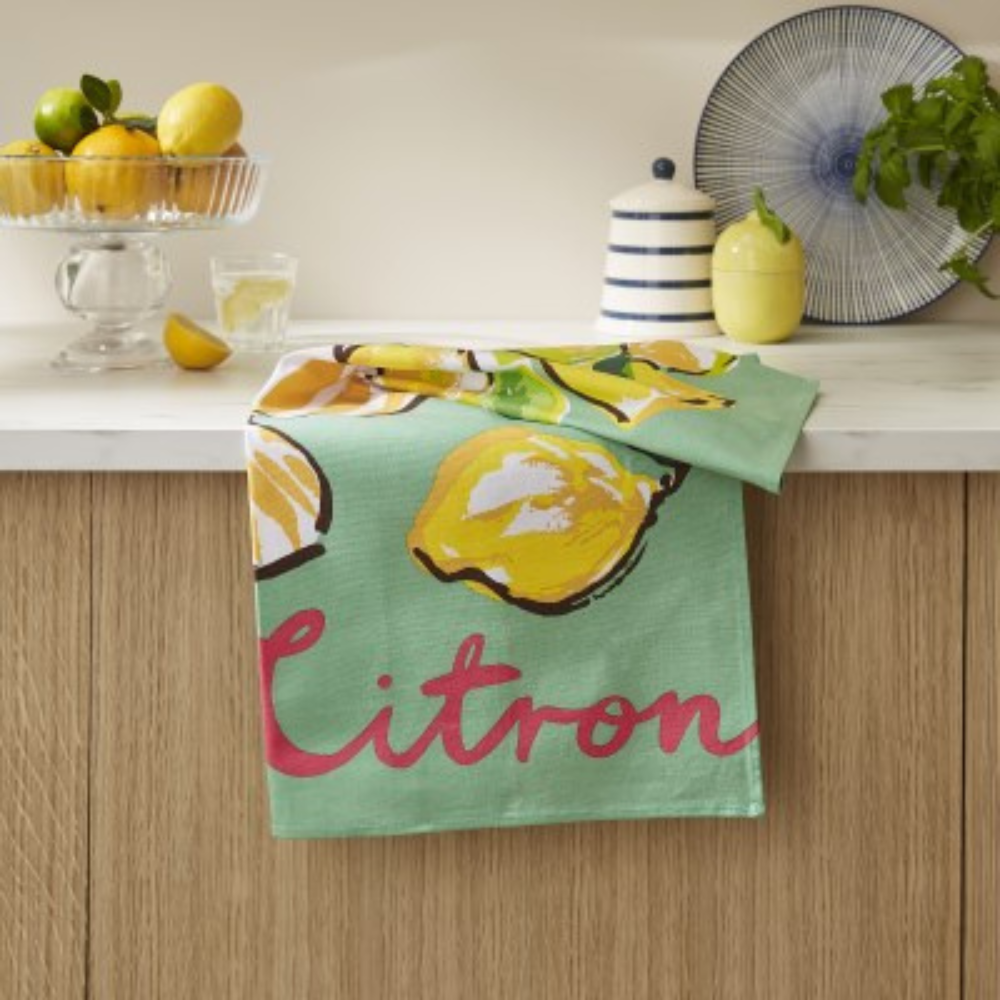 Ulster Weavers Summer Fruits Citron Cotton Tea Towel