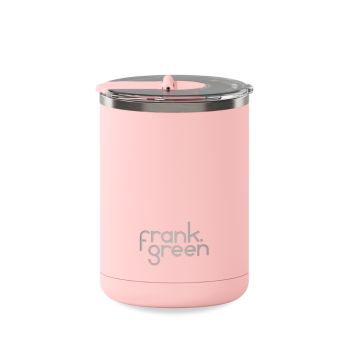 frank green Coffee Cup Hinged Lid 355ml Blushed