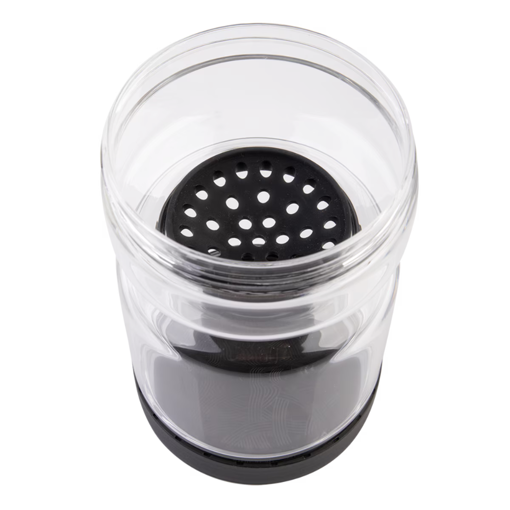 Appetito Borosilicate Glass Pickle Jar Black 1.1L (4)