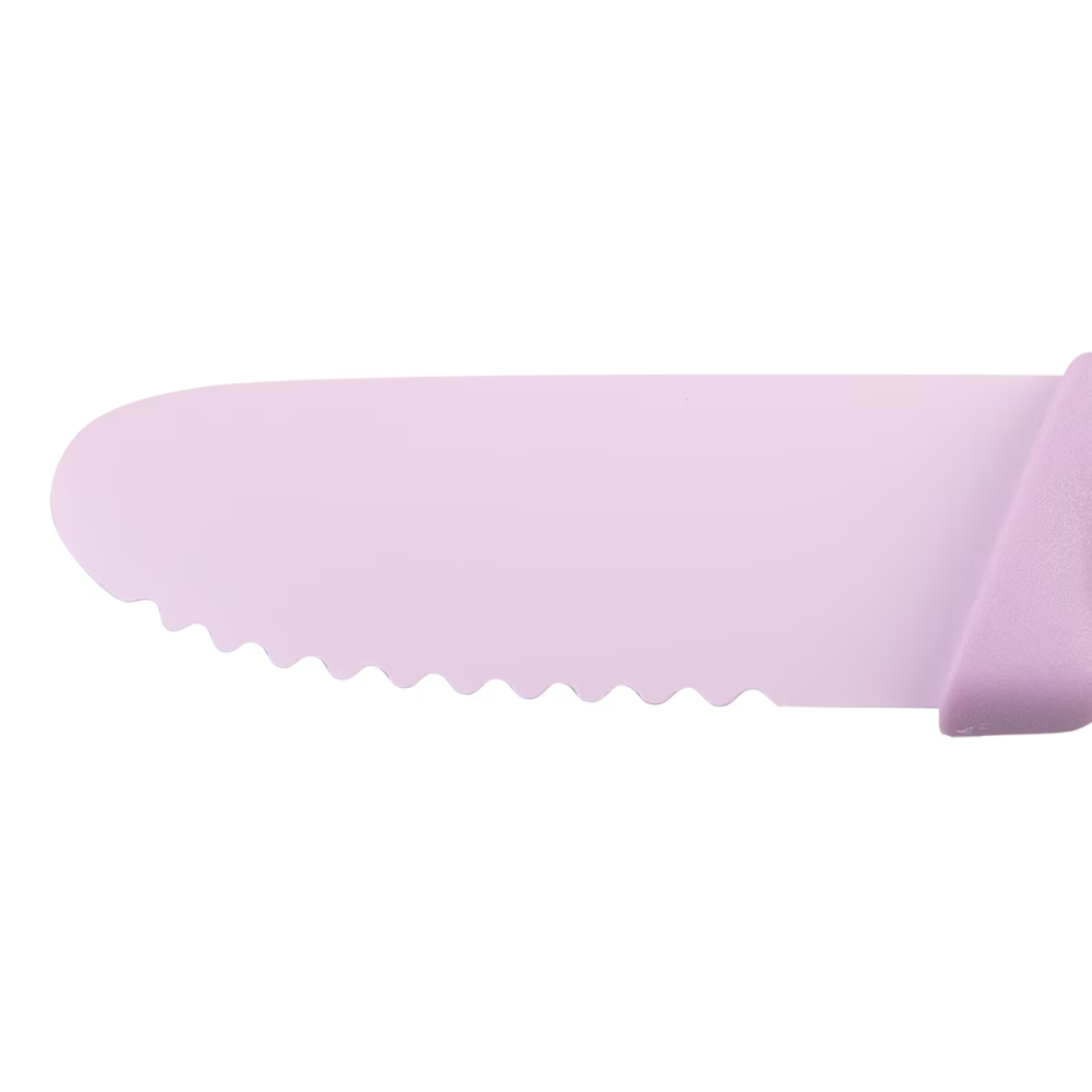 Appetito Kid’s Non-Stick Serrated Safety Knife Pink (1)