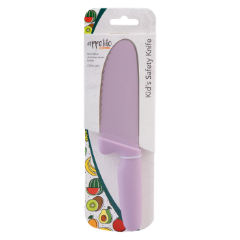 Appetito Kid’s Non-Stick Serrated Safety Knife Pink (3)