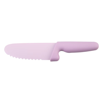 Appetito Kid's Non-Stick Serrated Safety Knife Pink