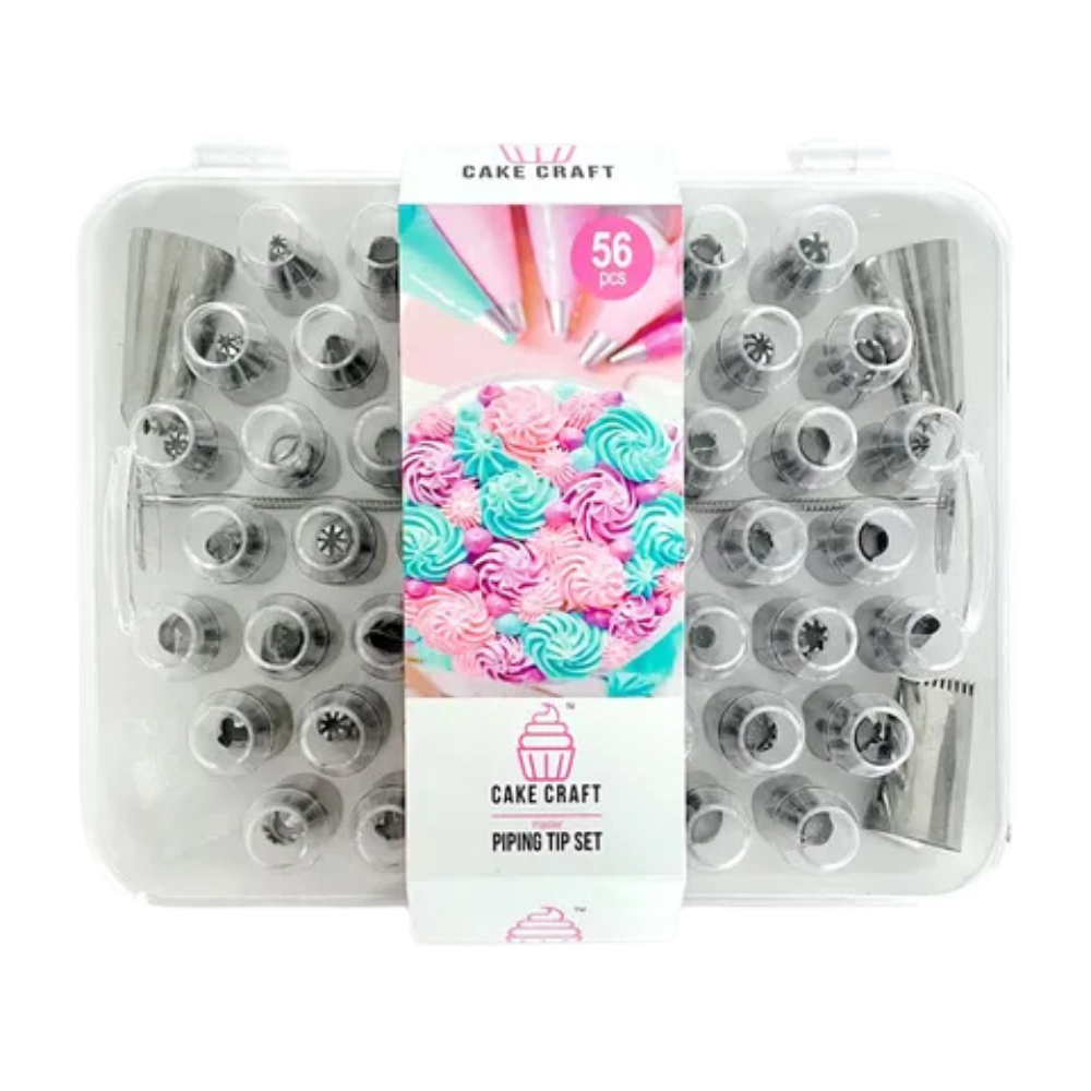 CAKE CRAFT MASTER PIPING TIP SET 56 PIECE SET (3)