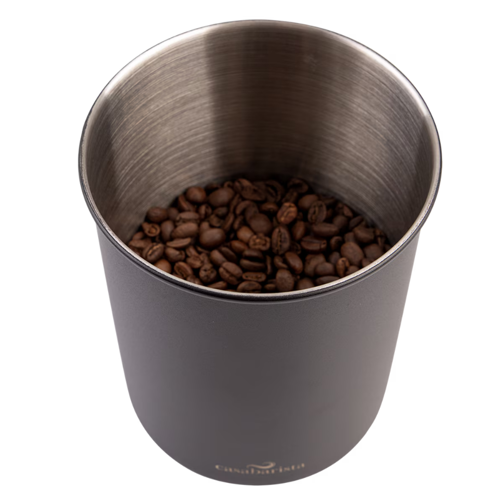CASABARISTA STAINLESS STEEL VACUUM COFFEE CANISTER 1.3L BLACK (7)