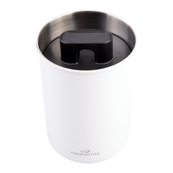 CASABARISTA STAINLESS STEEL VACUUM COFFEE CANISTER 1.3L White (4)