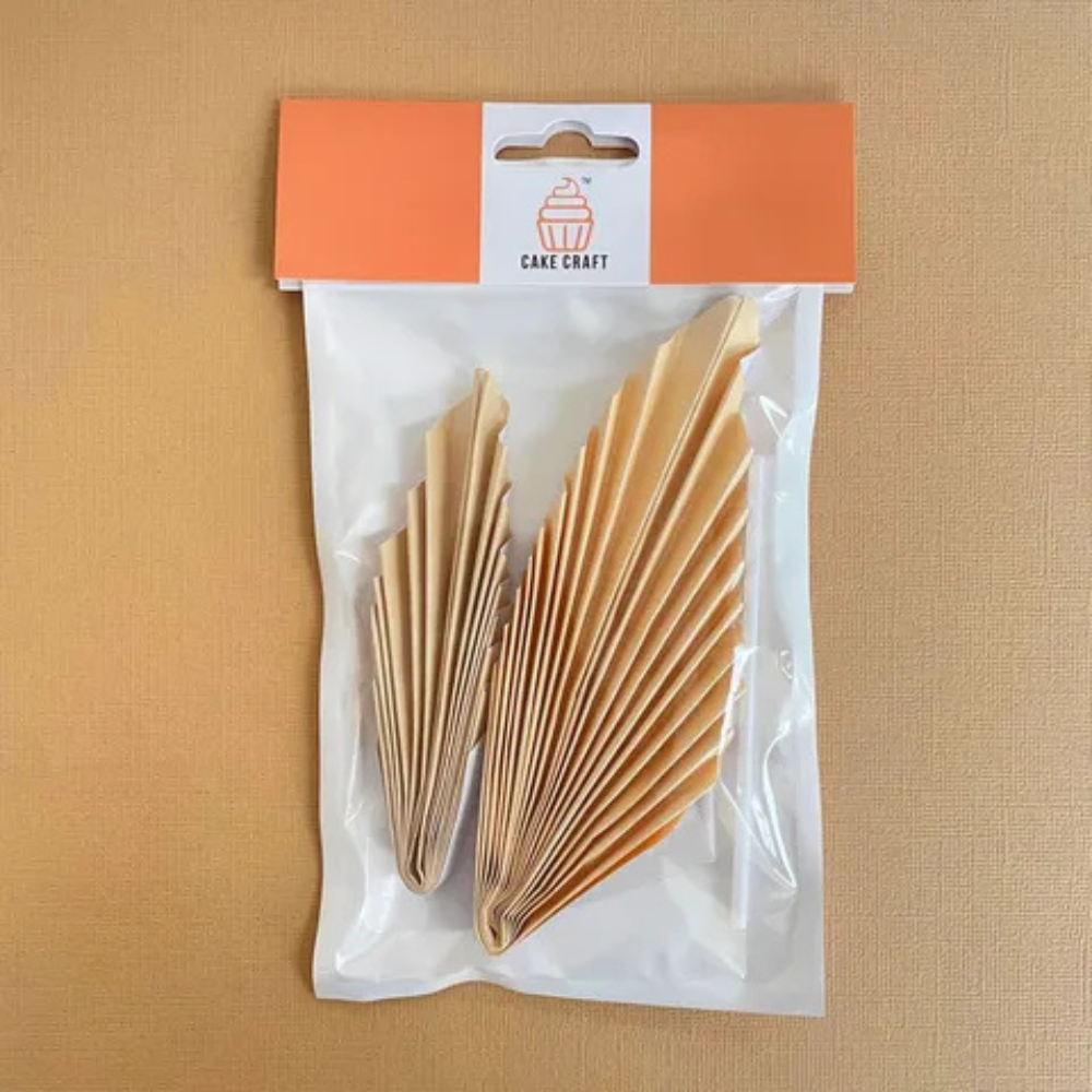 Cake Craft Wish Deco Fan Topper 2 Pack Cream (1)