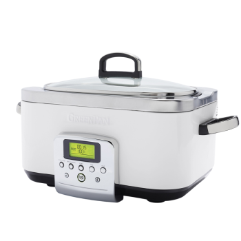 GreenPan Slow Cooker 6L Cloud Cream