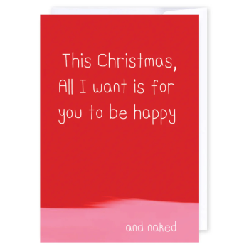 i candy Card Christmas - Happy and Naked